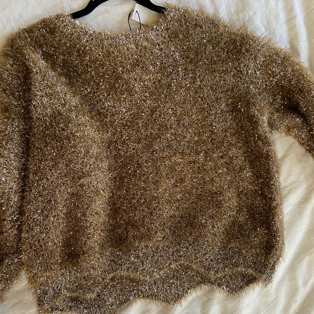 Gold sweater